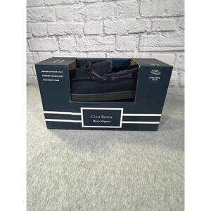 NEW Club Room Men's Blue Slippers  SIze XL 12-13